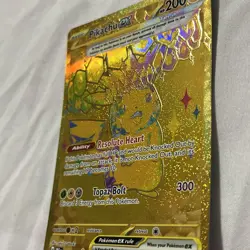 Pokemon Pikachu TCG Prismatic Evolutions Hyper Rare Gold Holo Card 179/131 SV - Image 4