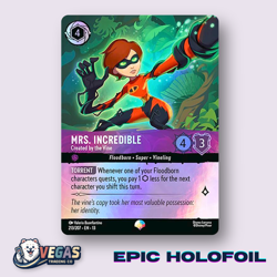 Mrs. Incredible Created by the Vine 213/207 Epic Foil NM Disney Lorcana - Image 1