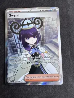 Pokemon TCG Gwynn 109/084 Pitch Black Ultra Rare Holo Foil - Image 1