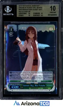Weiss Schwarz 2019 Rascal Does Not Dream Of Bunny Girl Senpai PRISTINE BGS 10 - Image 1