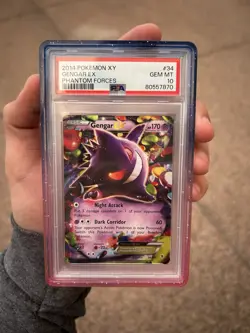 Pokemon PSA 10 Gengar EX 34/119 XY Phantom Forces Ultra Rare Holo Eng 2014 - Image 1