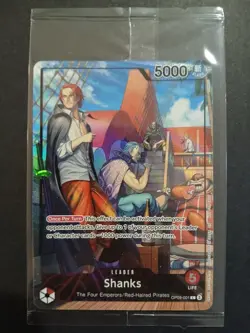 SEALED Shanks (2025 PSA Magazine Promo) OP09-001 One Piece Promotion Cards Foil - Image 1
