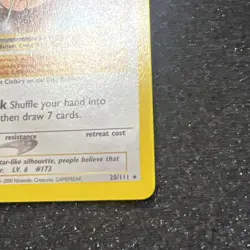 Pokemon Card - Cleffa Neo Genesis 20/111 Rare unlimited - Image 4