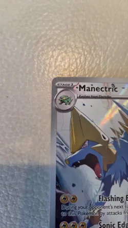 Manectric Holo Illustration Rare ME05: Pitch Black 089/084 NM Pokemon card - Image 2