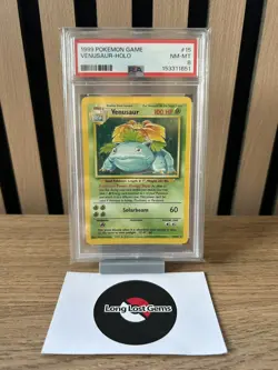 PSA 8 Venusaur 15 /102 Base Set Pokemon Card MINT - Image 1