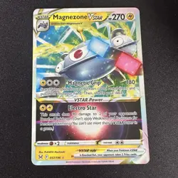 Magnezone VSTAR 057/196 Ultra Rare Holo Lost Origin Pokemon Card TCG - NM/M - Image 1