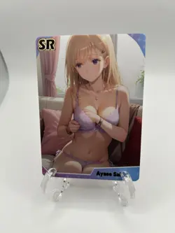 Ayase Saki SR-11 Days With My Stepsister Genki Parade Waifu Card - Image 1