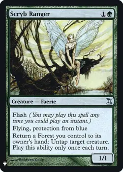 Scryb Ranger -Foil Light Play MTG Mystery Booster Retail Edition Foils - Image 1