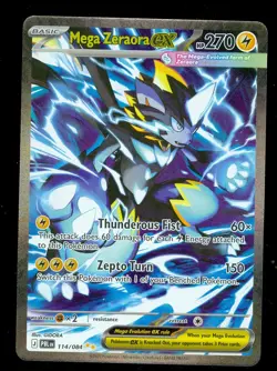 Pokemon MEGA ZERAORA EX 114/084 Pitch Black - SPECIAL ILLUSTRATION RARE - Card A - Image 1