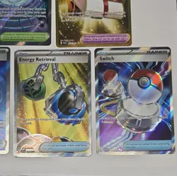 Pokemon TCG Foil/Holo Trainer 7-Card Lot English - Image 5