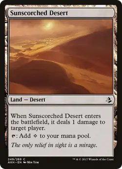 MTG [AKH-249 Foil LP] Sunscorched Desert - Image 1