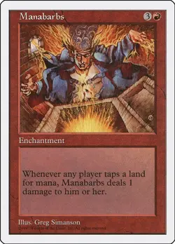 MTG [5ED-149 NM] Manabarbs - Image 1
