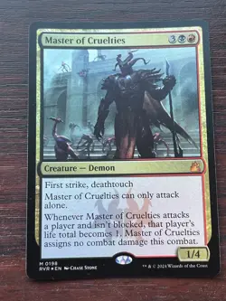 1x FOIL MASTER OF CRUELTIES - Ravnica - MTG - Magic the Gathering - Image 1