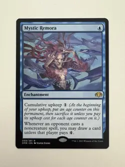 Mystic Remora MTG Magic the Gathering Card NM Near Mint DMR - Image 1
