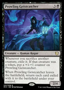 x1 Prowling Geistcatcher R MTG Commander Innistrad: Midnight Hunt M/NM, English - Image 1