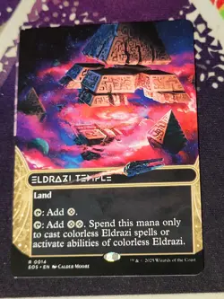 Eldrazi Temple (0014) (Borderless) Edge of Eternities: Stellar Sights MISCUT - Image 1