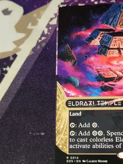 Eldrazi Temple (0014) (Borderless) Edge of Eternities: Stellar Sights MISCUT - Image 2