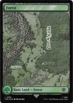 Forest 0281 FOIL L Universes Beyond: The Lord of the Rings: Tales of Middle eart - Image 1
