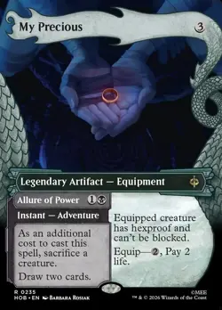 My Precious (Extended Art) Foil The Hobbit The Lord of the Rings Playtest Card - Image 1