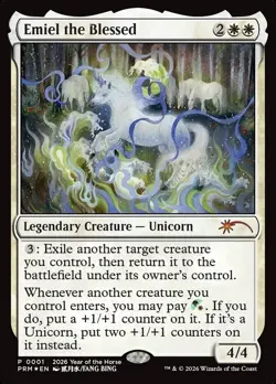 Emiel the Blessed (Year of the Horse 2026) Showdown Promos Foil Playtest Card - Image 1