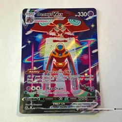Pokemon TCG Deoxys VMAX GG45/GG70 Crown Zenith Galarian Gallery UR Holo EN - Image 1