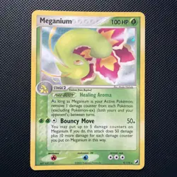 Meganium 9/115 Unseen Forces Holo 2005 Pokemon LP - Image 1