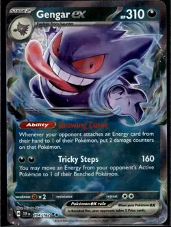 Gengar ex - 104/162 [TEF - 104/162] - Double Rare - NM - Image 1