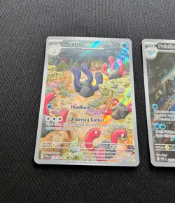Pokemon TCG: Paldean Fates Illustration Rare set -Pawmi & Palafin & Wugtrio - Image 3