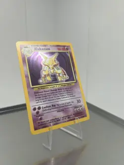 ALAKAZAM - 1/102 - Base Set - Holo - Pokemon Card - EXC / NEAR MINT - Image 2