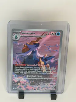 Pokemon White Flare Samurott 107/086 Holo Illustration Rare NM - Image 1