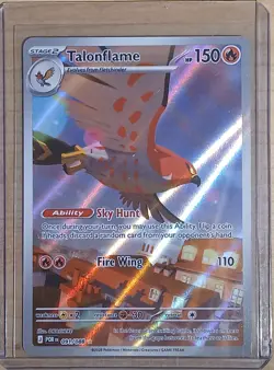 Pokemon TCG Perfect Order Talonflame 091/088 Illustration Rare IR NM. - Image 1