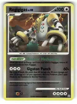 Regigigas LP 37/146 Reverse Holo Legends Awakened Pokemon Rare - Image 1
