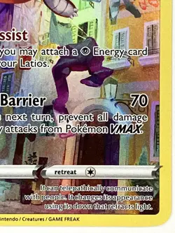 Latias NM GG20/GG70 SWSH: Crown Zenith: Galarian Gallery Pokemon TCG Holo - Image 5