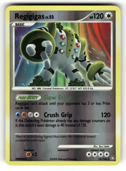 Regigigas LP 15/146 Reverse Holo Legends Awakened Pokemon Rare - Image 1