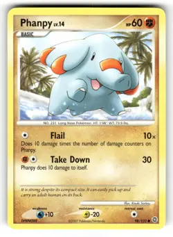 Phanpy NM 98/132 Secret Wonders Pokemon Common Regular - Image 1