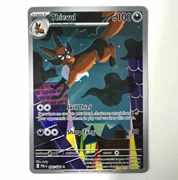 Thievul - 092/084 - ME05: Pitch Black Illustration Rare Holo Stage 1 HP100 EN - Image 1