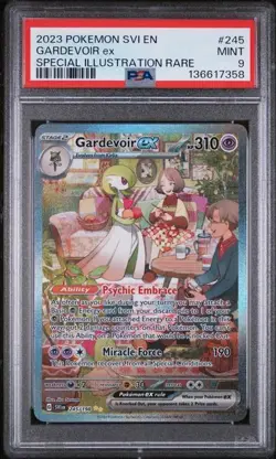 2023 POKEMON SVI EN-SCARLET & VIOLET #245 GARDEVOIR EX PSA 9 - Image 1