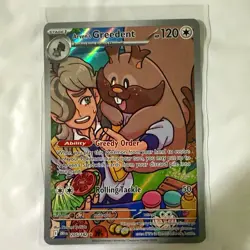 The Pokemon Company Arven's Greedent 205/182 Holo Illustration Rare Full Art EN - Image 1