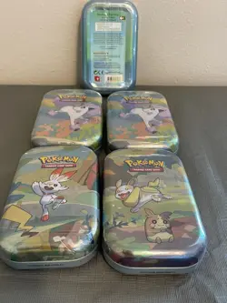 Pokemon TCG Galar Pals Mini Tins (C22) SEALED - Evolving Skies - SET OF 5 - Image 2