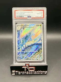 Dragonair #181 Illustration Rare Pokemon Mew 151 English Gem Mint PSA 10 - Image 1