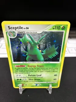 Pokemon TCG Sceptile Holo Rare Stormfront 10/100 Near Mint - Image 1