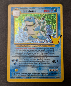 Pokemon TCG Blastoise 2/102 Celebrations Classic Collection Holo English - Image 1