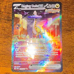 Pokemon Raging Bolt ex 208/162 SV05 Temporal Forces SIR Holo English 240 HP - Image 1