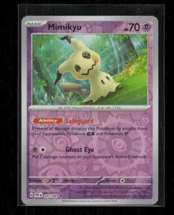 Mimikyu 037/091 Paldean Fates Rare Reverse Holo Near Mint - Image 1