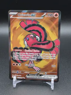 Pokemon Oricorio ex Ultra Rare Full Art Holo Me02 Phantasmal Flames 110/094 EN - Image 1