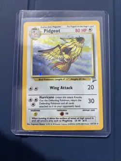 Pidgeot LP 1st Edition Jungle Holo Rare 8 Pokemon Vintage Wizards WOTC 1999 - Image 1