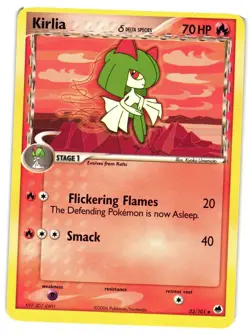 Pokemon TCG Kirlia 33/101 Uncommon Dragon Frontiers VLP - Image 1