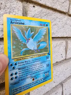 Pokemon Cards Original Legendary Birds - Zapdos - Articuno - Moltres Fossil Holo - Image 3