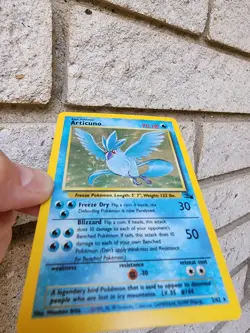 Pokemon Cards Original Legendary Birds - Zapdos - Articuno - Moltres Fossil Holo - Image 4