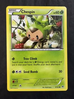 Snorlax 118/162 & Chespin 9/162 - XY BREAKthrough Connecting Art Set - VLP+ - Image 2